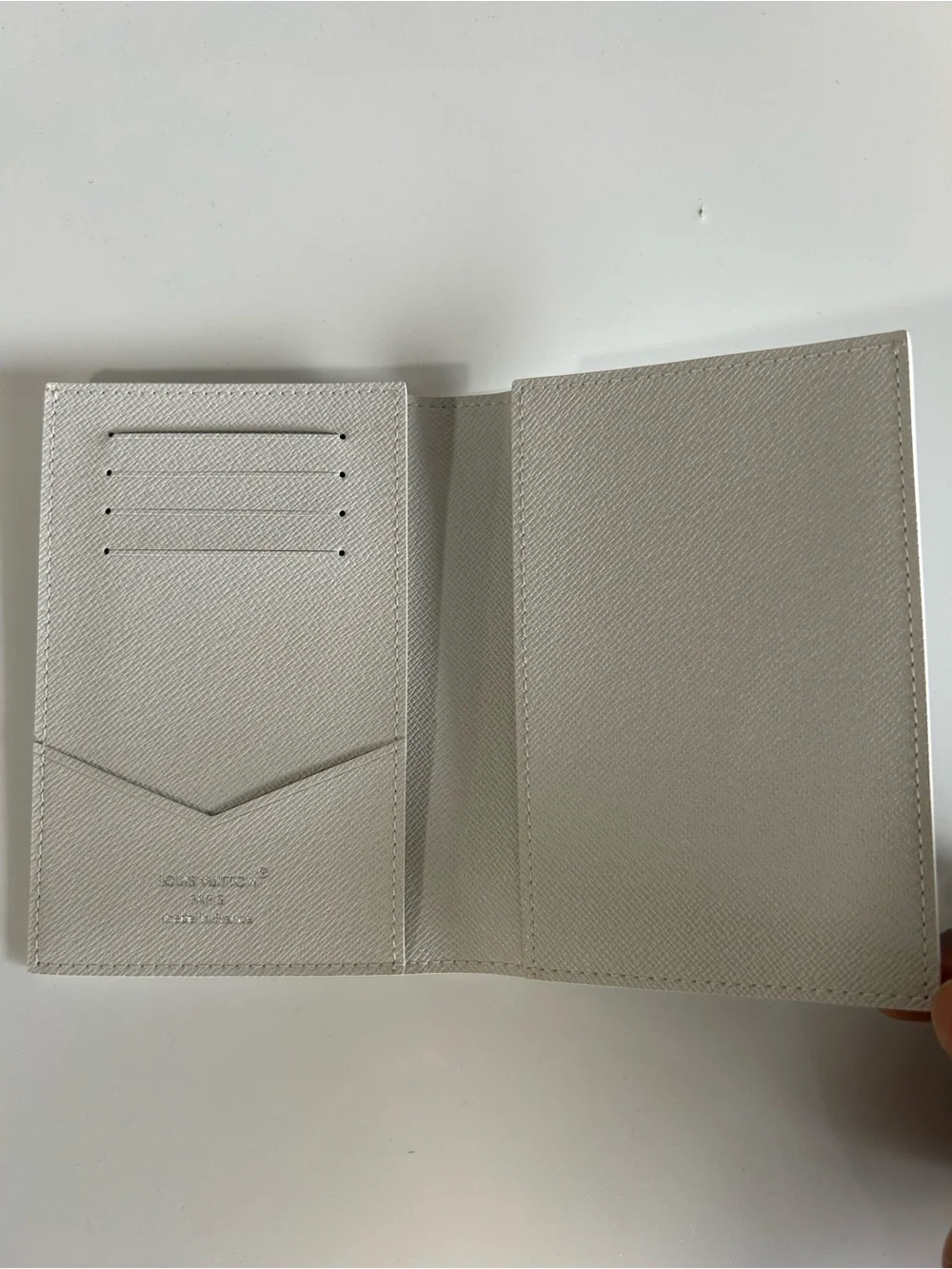 Louis Vuitton Ski White Passport Holder